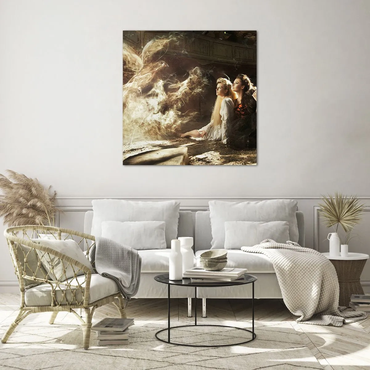 Impression sur verre - Image sur verre - Et il y a eu la poésie - 40x40 cm