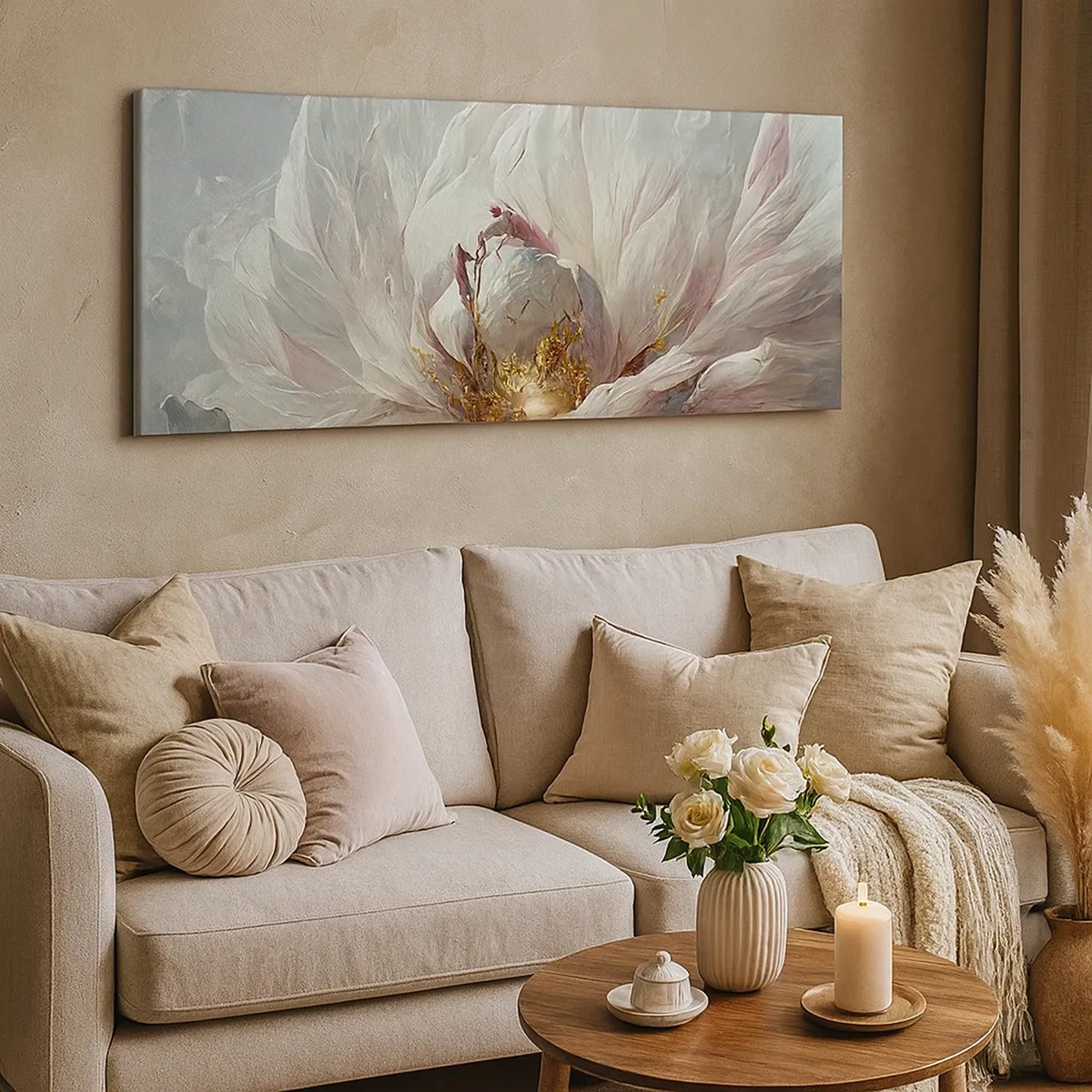 Impression sur toile - Image sur toile - Il fleurit une fois tous les cent ans - 30x30 cm