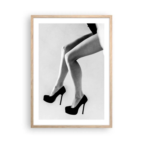 Affiche dans un chêne clair - Poster - Féminité éternelle - 50x70 cm