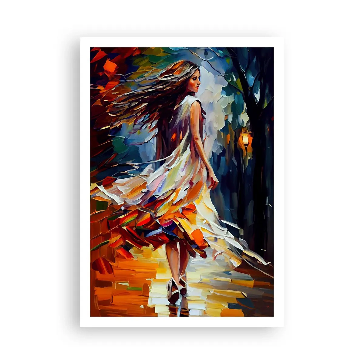 Affiche - Poster - La fille d'automne - 70x100 cm