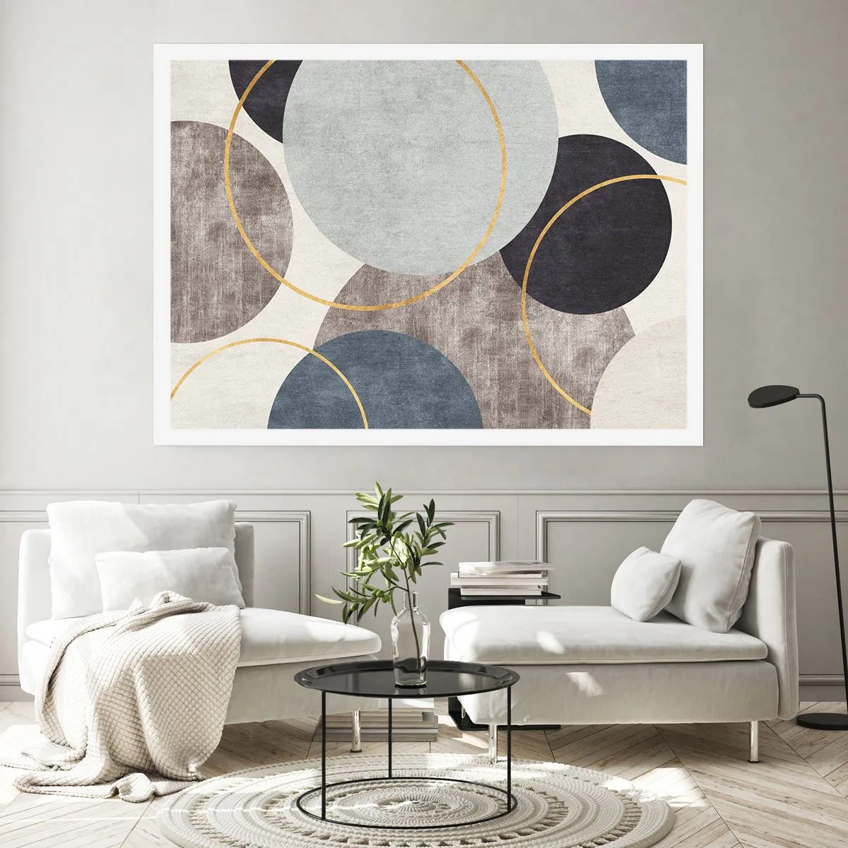 Affiche - Poster - Cercles sur cercles - 50x40 cm