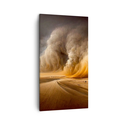 Impression sur toile - Image sur toile - La colère du désert - 45x80 cm