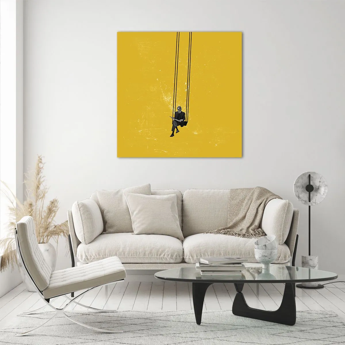 Impression sur verre - Image sur verre - Un jour comme tous les jours - 30x30 cm