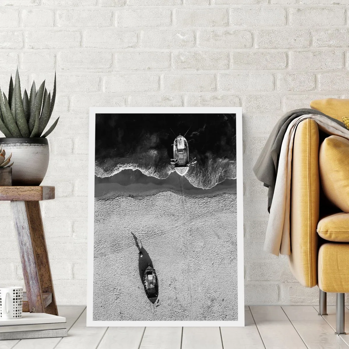 Affiche - Poster - Toujours sur le rivage… - 61x91 cm