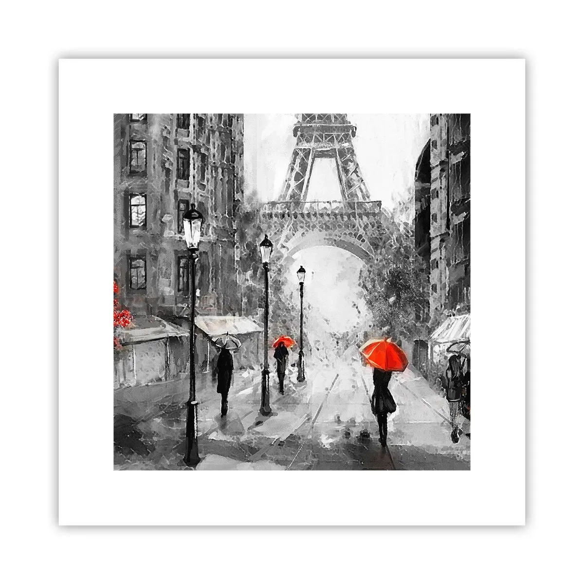 Affiche - Poster - Tous les chemins mènent à elle - 30x30 cm