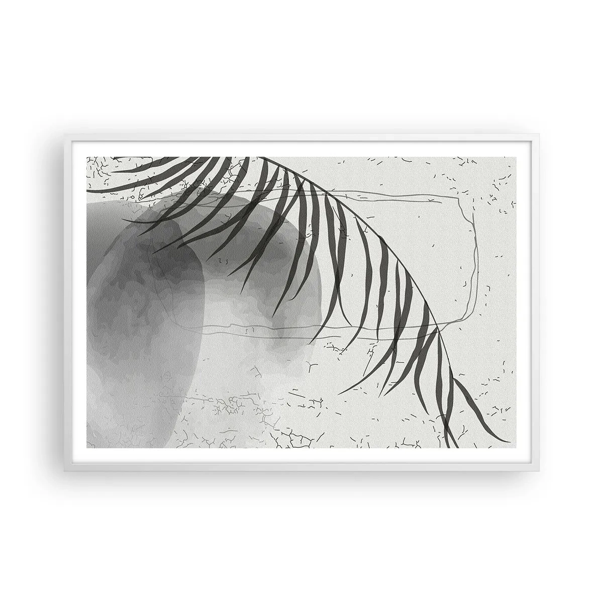 Affiche dans un cadre blanc - Poster - L'exotisme subtil de la nature - 100x70 cm