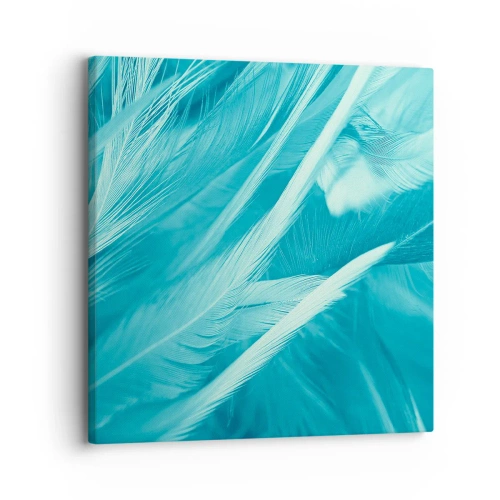 Impression sur toile - Image sur toile - Se noyer dans les plumes - 30x30 cm