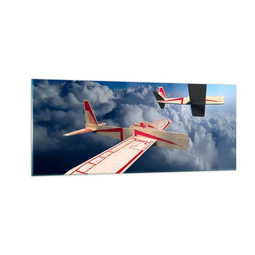 Impression sur verre - Image sur verre - Encore plus haut, encore plus loin - 100x40 cm