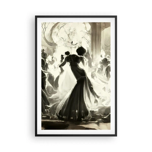 Affiche dans un cadre noir - Poster - La grande mascarade - 61x91 cm