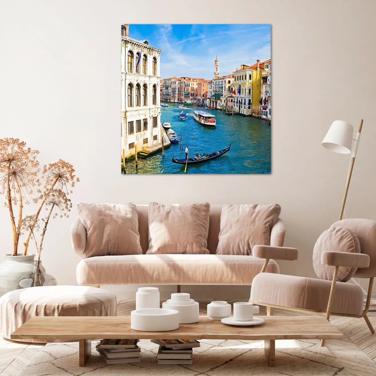 Impression sur toile - Image sur toile - Trafic de rue unique au monde - 60x60 cm