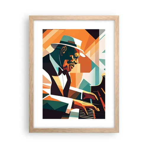 Affiche dans un chêne clair - Poster - C’est tout le jazz - 30x40 cm