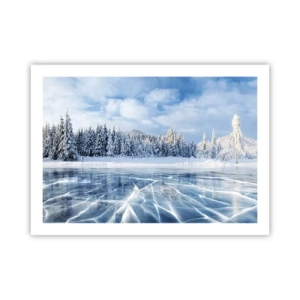 Affiche - Poster - Vue éblouissante et cristalline - 70x50 cm