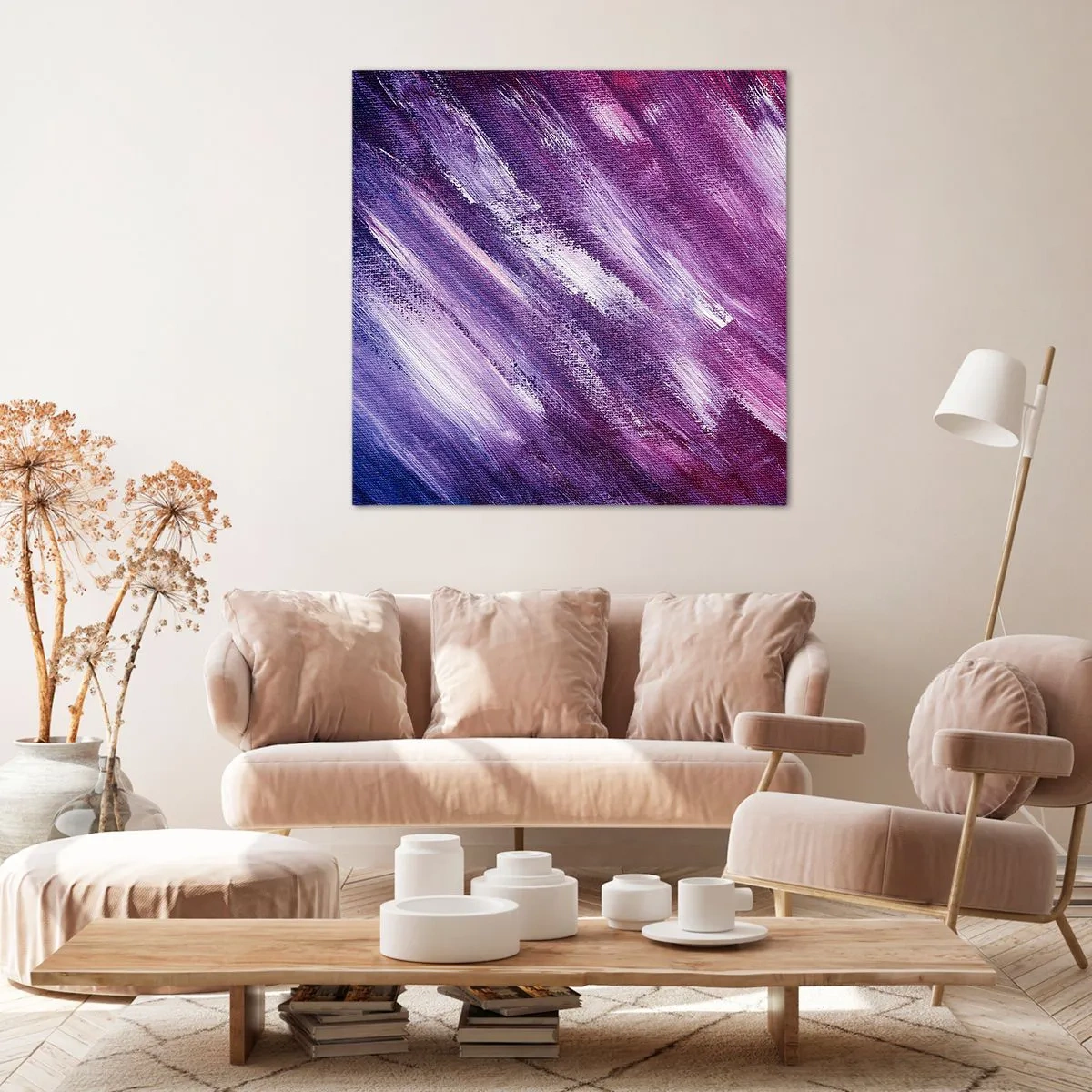 Impression sur toile - Image sur toile - Quand le vent ensoleillé souffle - 60x60 cm