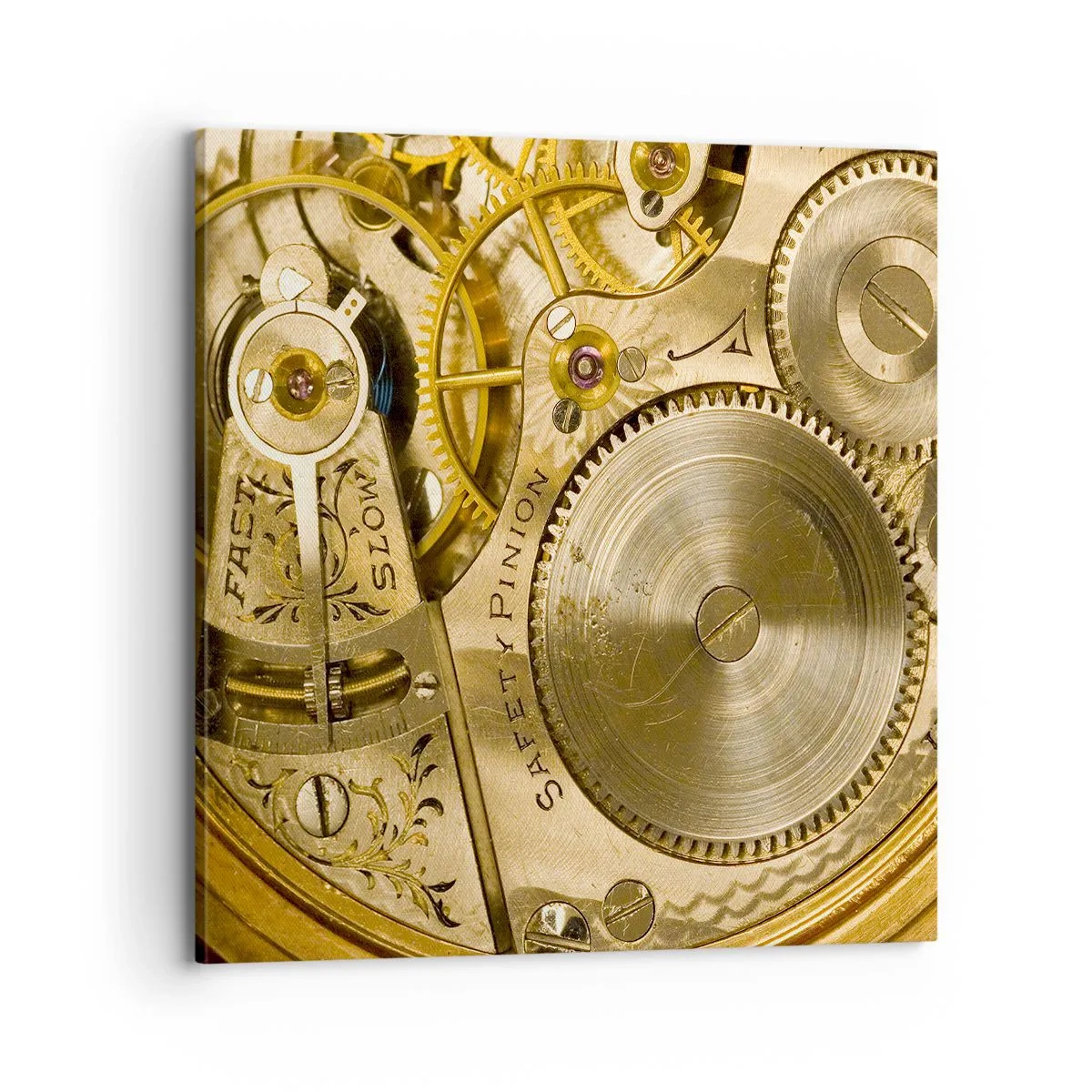 Impression sur toile - Image sur toile - Marcher avec son temps - 70x70 cm