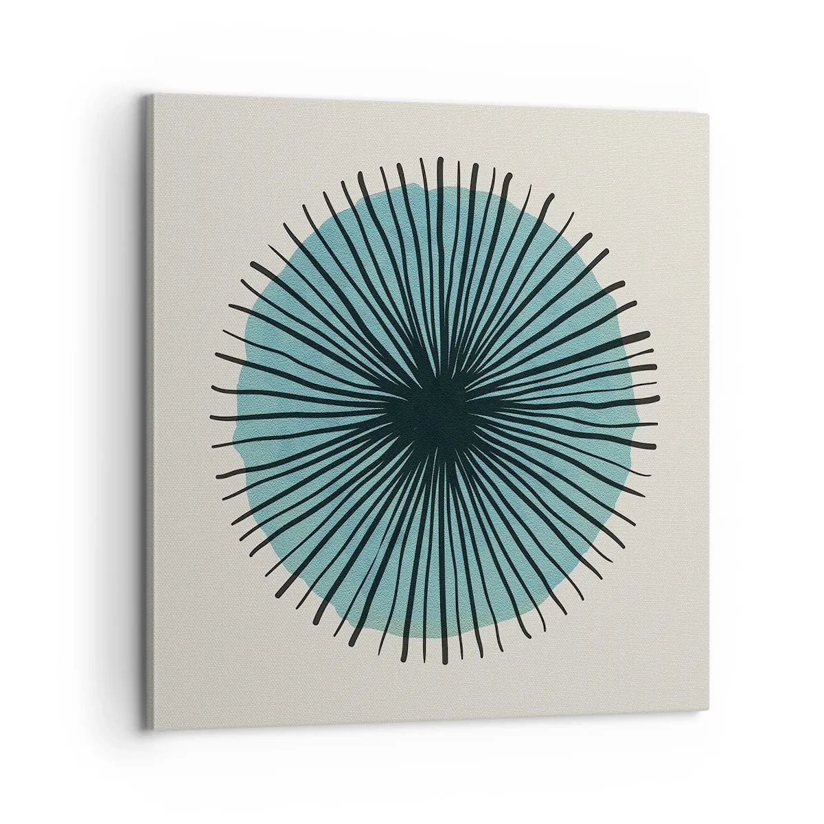 Impression sur toile - Image sur toile - Rayonnant dans l'azur - 60x60 cm