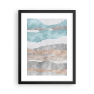 Affiche dans un cadre noir - Poster - Une étude de proximité - 30x40 cm