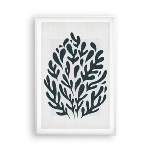 Affiche dans un cadre blanc - Poster - Formes de la nature - 61x91 cm