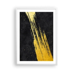 Affiche dans un cadre blanc - Poster - Sautez dans l'hyperespace - 50x70 cm