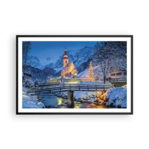 Affiche dans un cadre noir - Poster - L'âme du monde - 91x61 cm