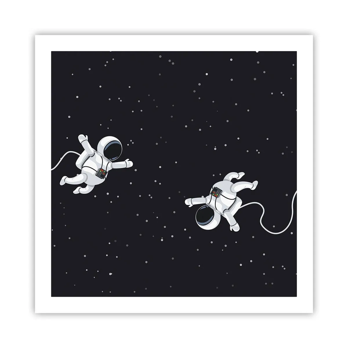 Affiche - Poster - Sortie cosmique - 60x60 cm