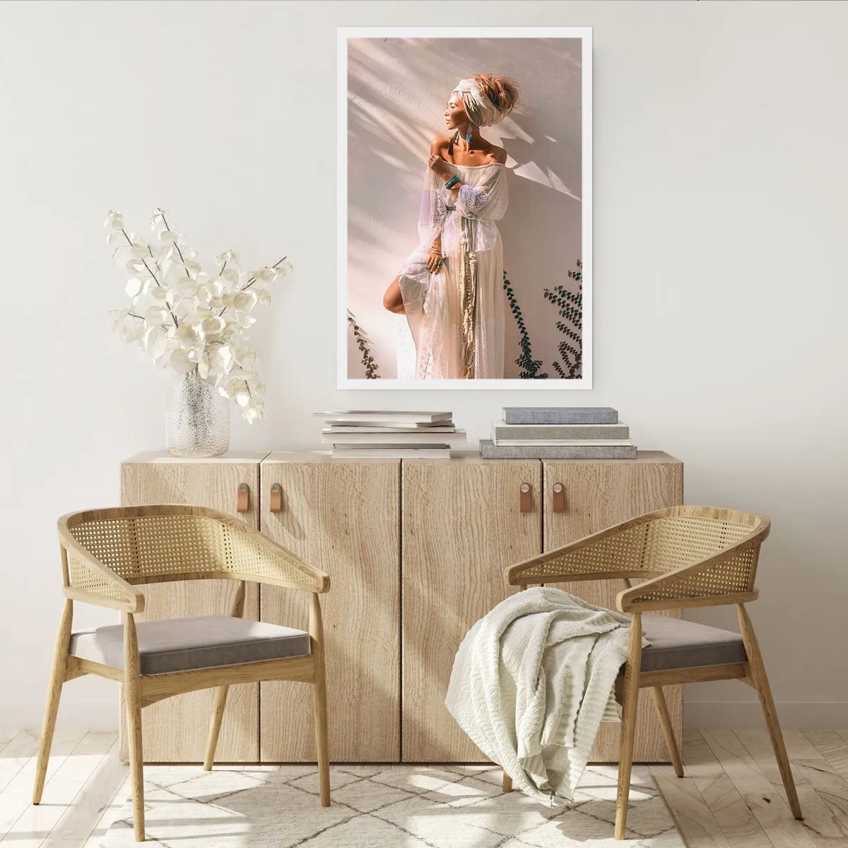 Affiche - Poster - Le soleil et la fille - 40x50 cm