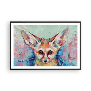 Affiche dans un cadre noir - Poster - Etes-vous prêts pour moi? - 91x61 cm