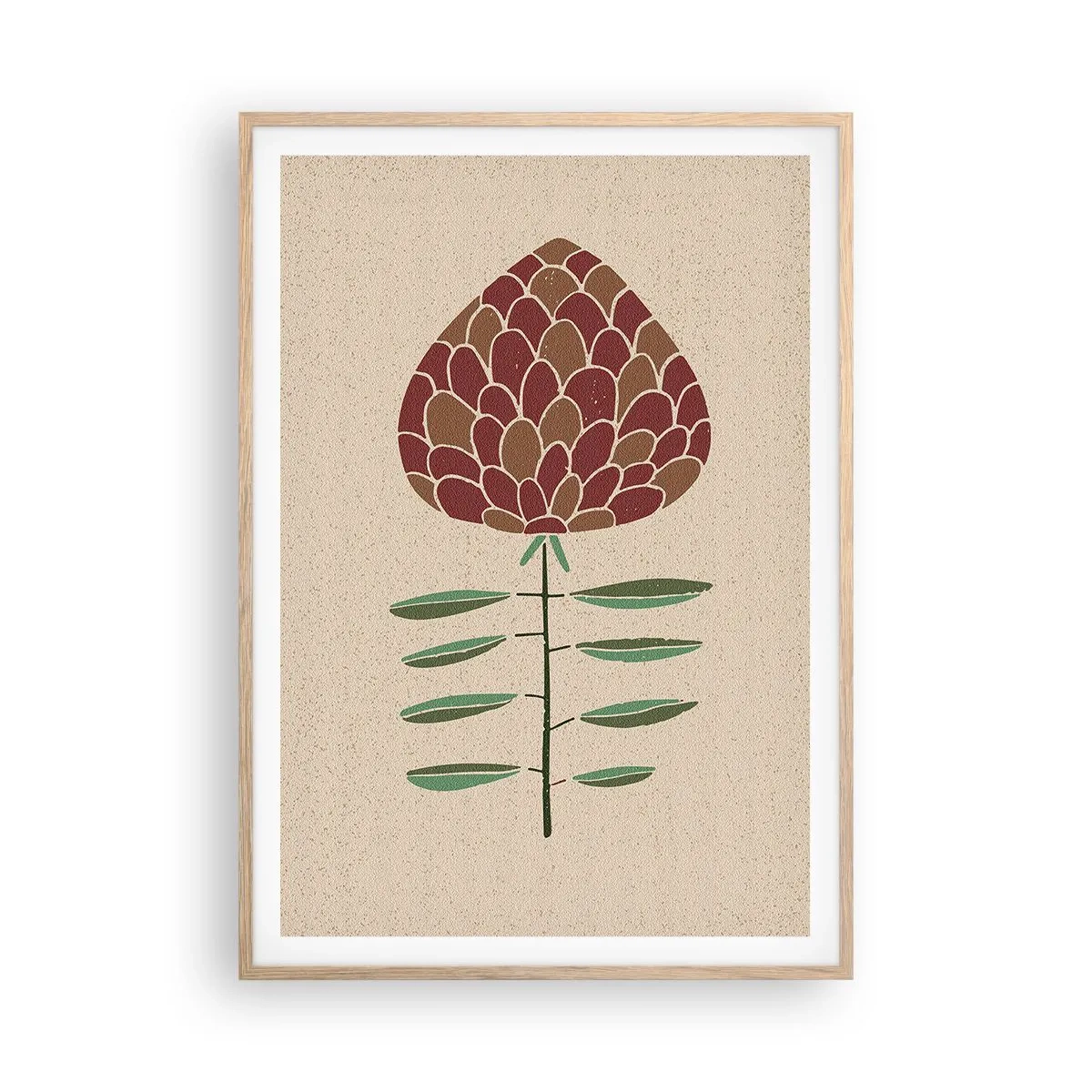 Affiche dans un chêne clair - Poster - Quelle grosse affaire - 70x100 cm