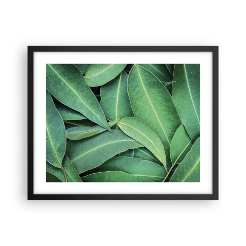 Affiche dans un cadre noir - Poster - Juteux et frais - 50x40 cm