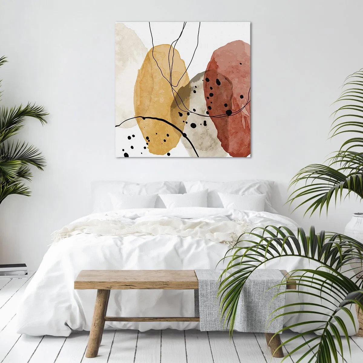 Impression sur toile - Image sur toile - Léger et transparent comme l'air - 60x60 cm