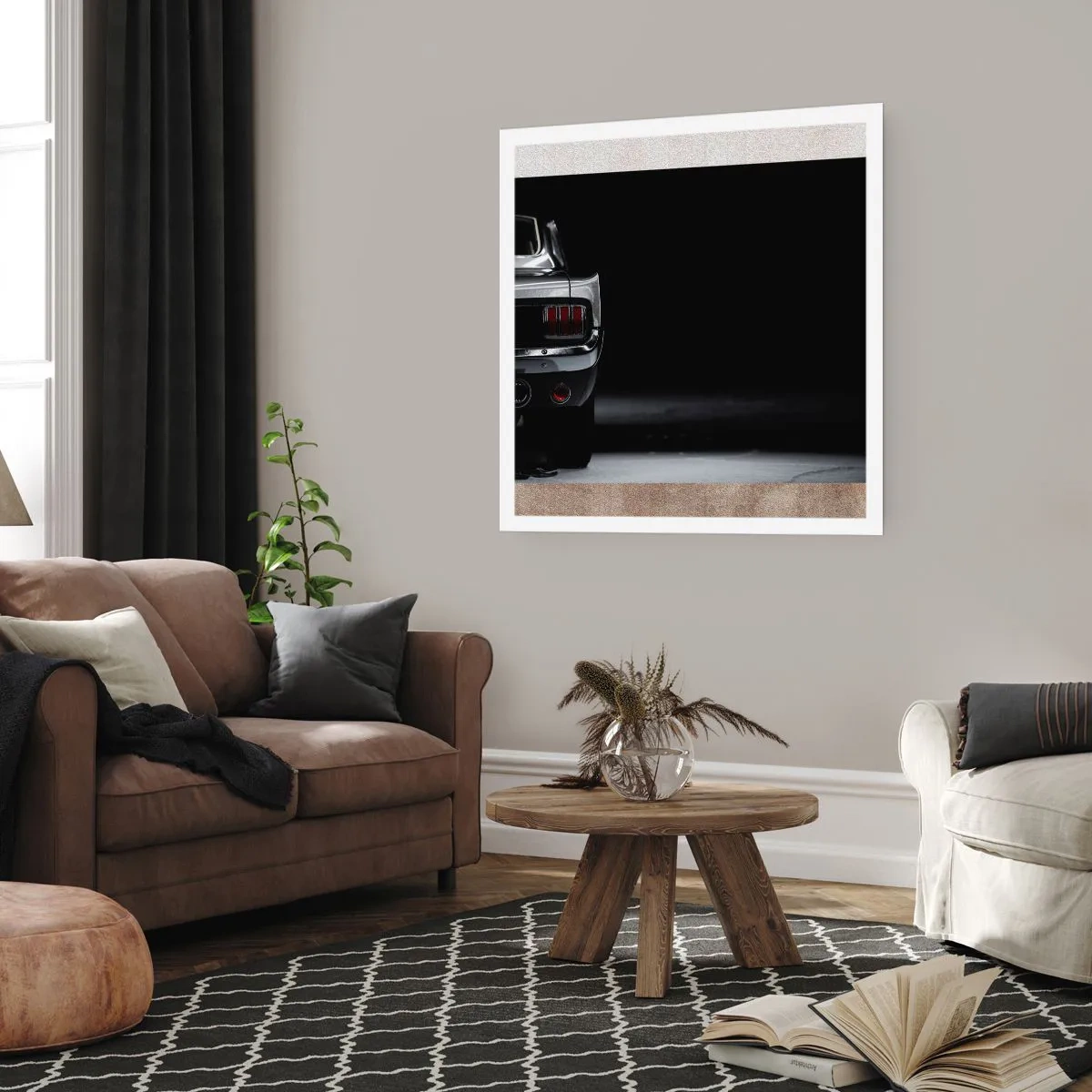 Affiche - Poster - Le charme du classique - 30x30 cm