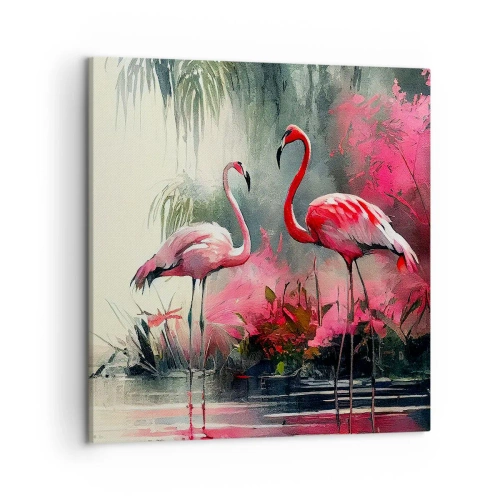 Impression sur toile - Image sur toile - Une leçon de grâce naturelle - 50x50 cm