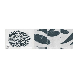 Échantillon de Papier Peint Premium Canvas - Formes de la nature - Bohème, Minimaliste, Moderne - 100x30 cm