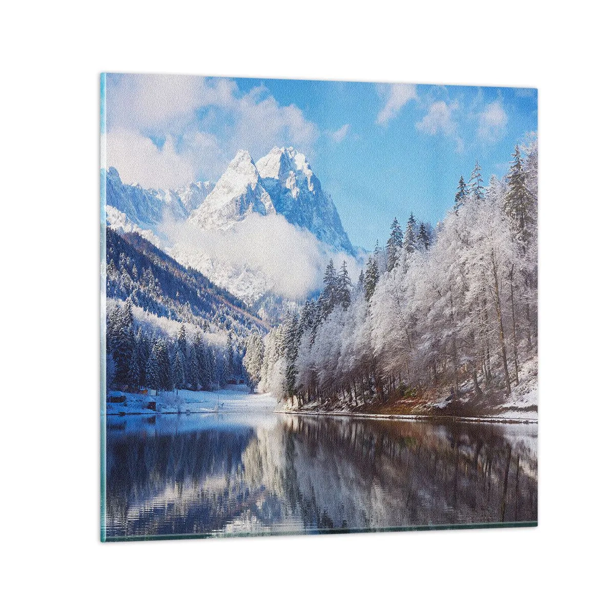 Impression sur verre - Image sur verre - Protecteur de la neige - 50x50 cm