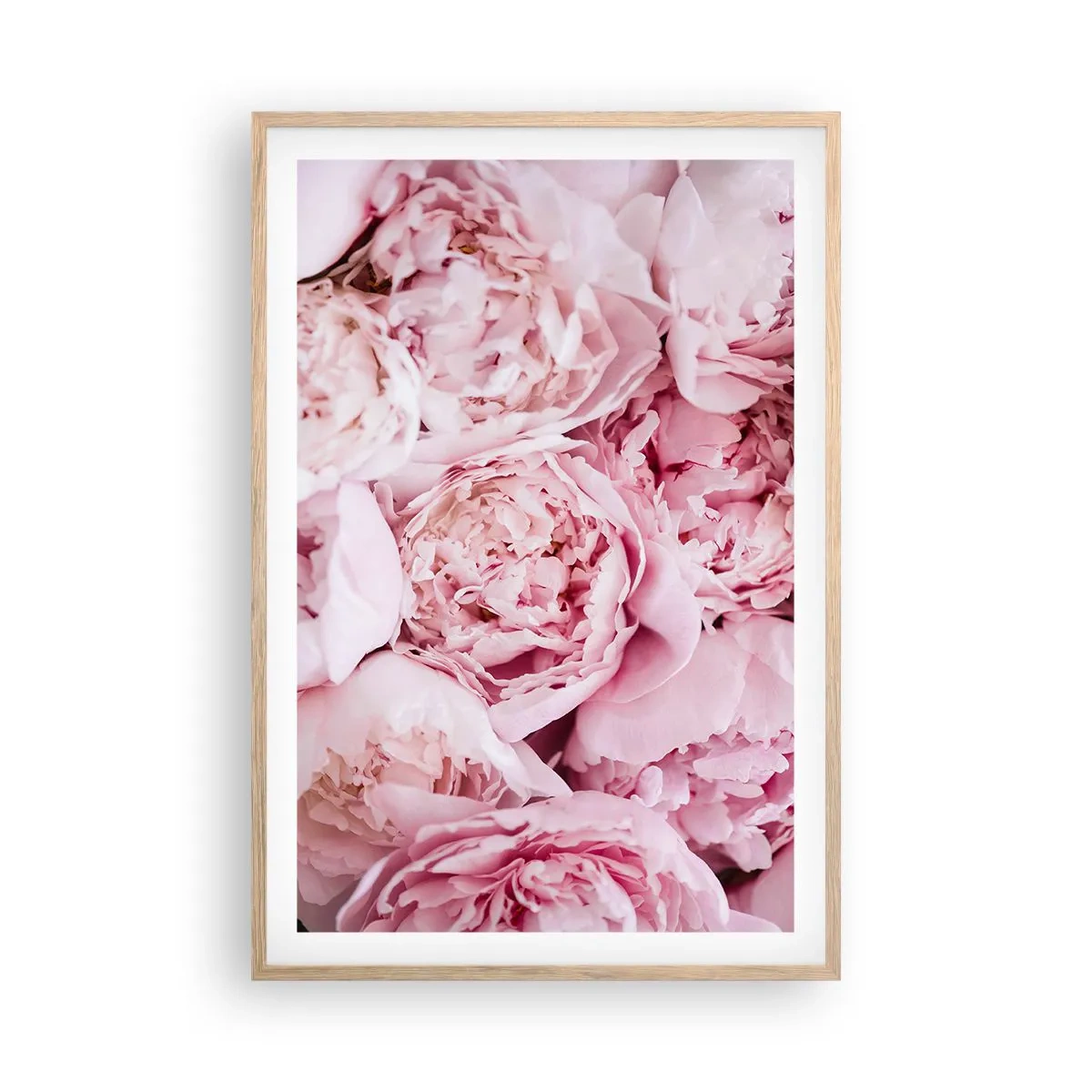 Affiche dans un chêne clair - Poster - Caliné et parfumé - 61x91 cm