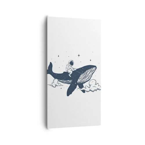 Impression sur toile - Image sur toile - Aventure spatiale - 65x120 cm