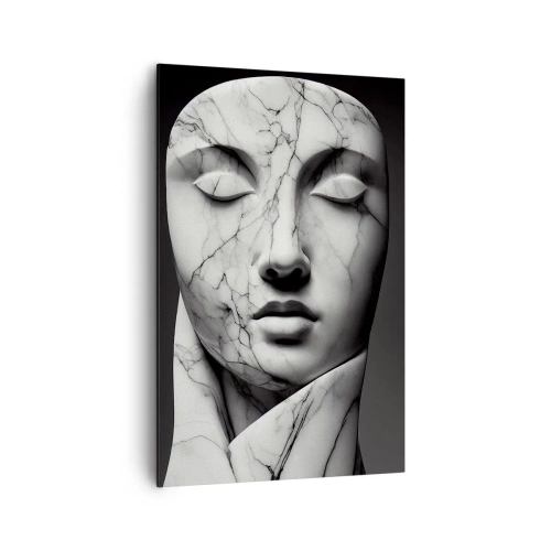 Impression sur toile - Image sur toile - Marmurowe kształty - 80x120 cm