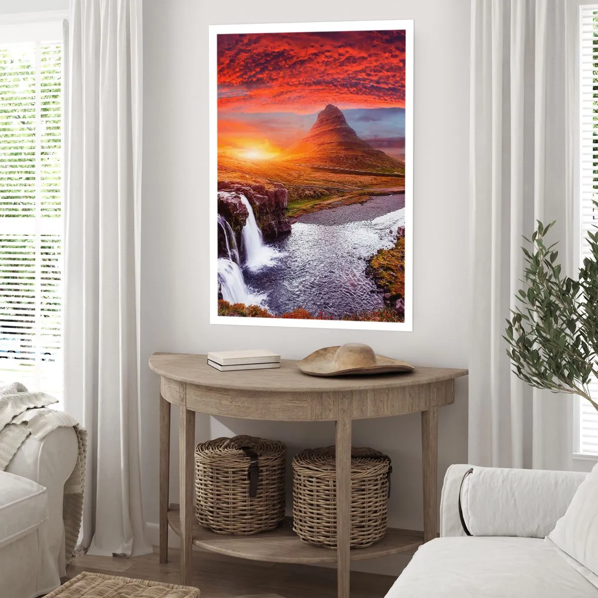 Affiche - Poster - Vue de la terre du milieu - 40x50 cm