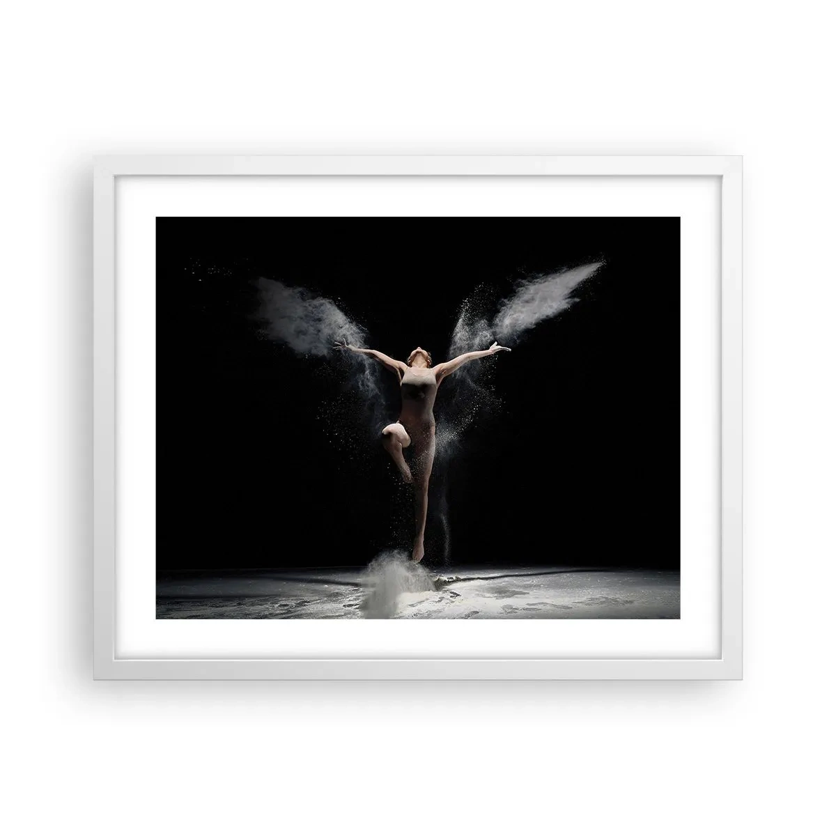 Affiche dans un cadre blanc - Poster - Les elfes existent - 50x40 cm