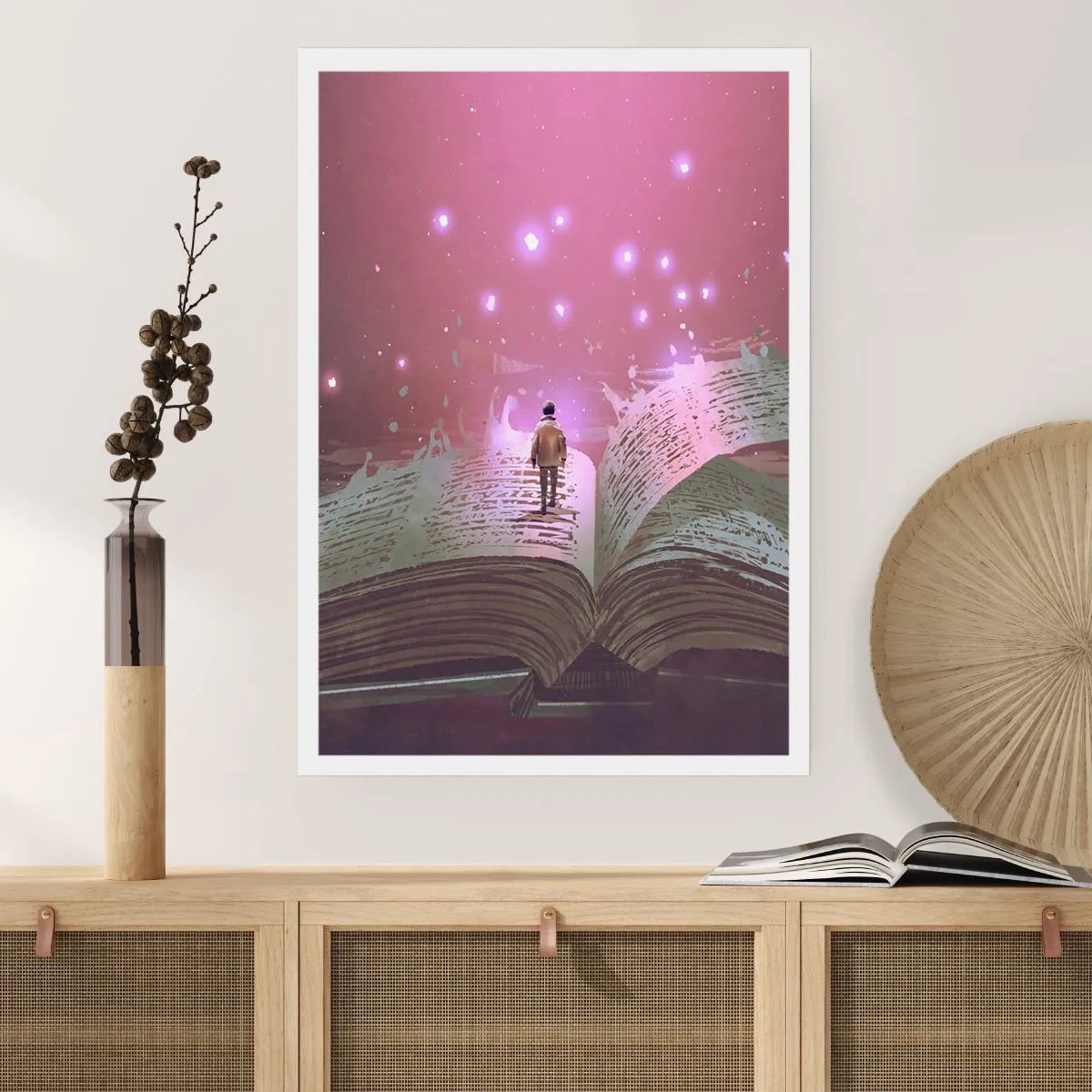 Affiche - Poster - Invitation à un autre monde - lisez ! - 70x100 cm