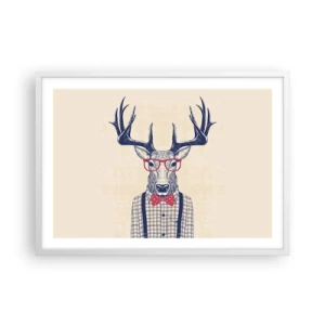 Affiche dans un cadre blanc - Poster - Une extravagance amusante - 70x50 cm