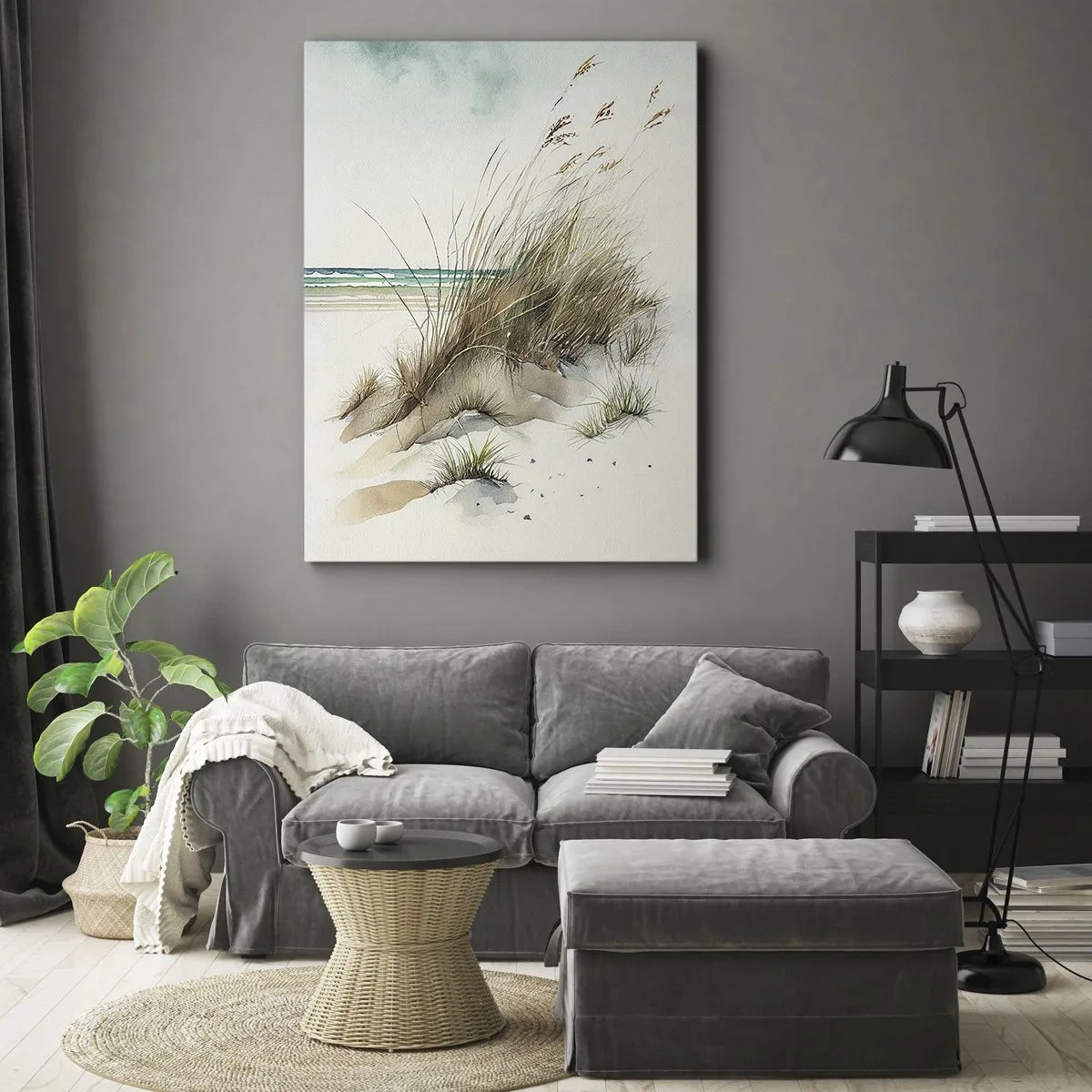 Impression sur toile - Image sur toile - Recouvert de sable - 80x120 cm