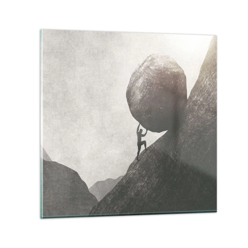 Impression sur verre - Image sur verre - Je crois contre tout espoir - 30x30 cm