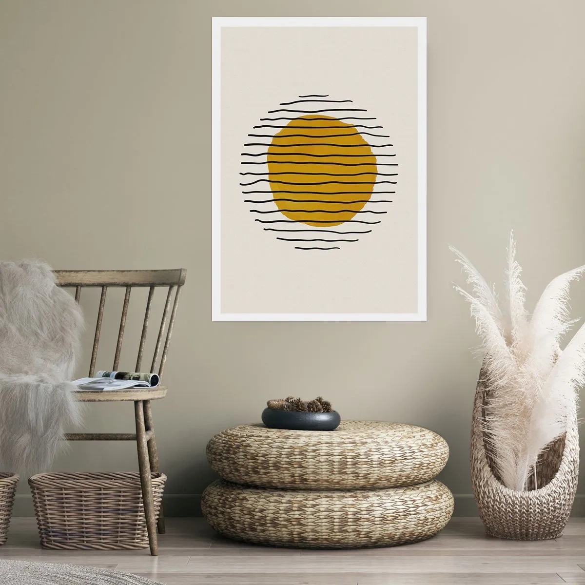Affiche - Poster - Abstraction tremblante de chaleur - 70x100 cm