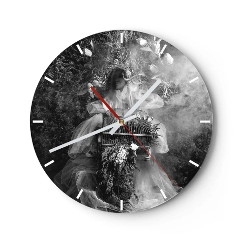 Horloge murale - Pendule murale - Tout simplement Mère Nature - 40x40 cm