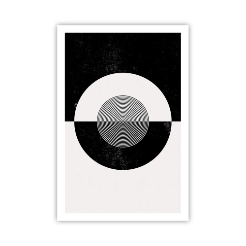 Affiche - Poster - Harmonie de noir et blanc - 61x91 cm