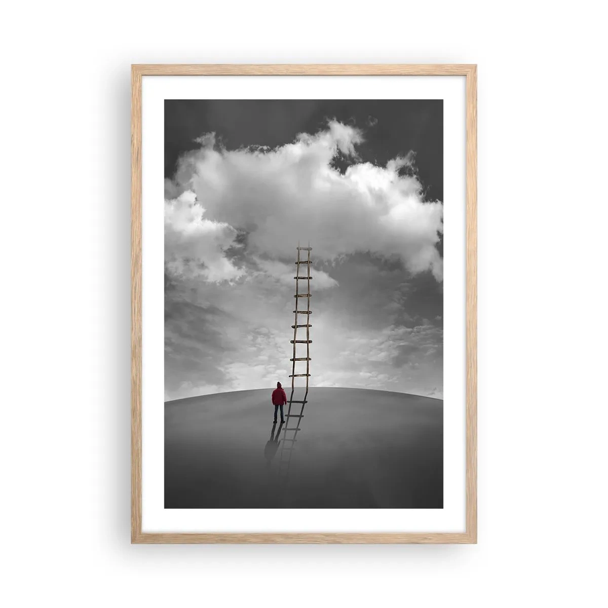 Affiche dans un chêne clair - Poster - Tout est possible - 50x70 cm