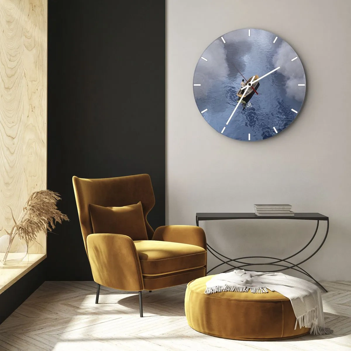 Horloge murale - Pendule murale - Vie – voyage – inconnu - 40x40 cm