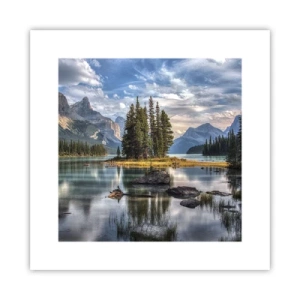 Affiche - Poster - Sous les grandes eaux claires - 30x30 cm