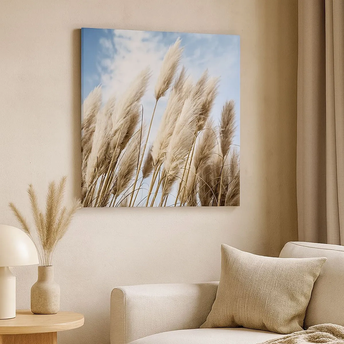 Impression sur toile - Image sur toile - Caresse ensoleillée et venteuse - 30x30 cm