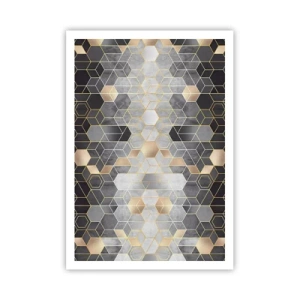 Affiche - Poster - Composition de diamants - 70x100 cm